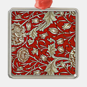 William Morris mönster, Vild Tulip Julgransprydnad Metall