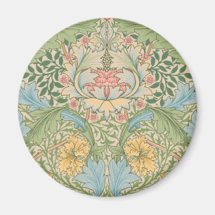 William Morris Myrtle Blomma Blommig Botanisk Magnet