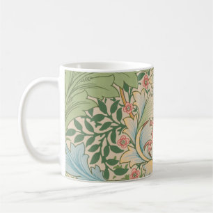 William Morris Myrtle Flower Blommigt Botanical Kaffemugg