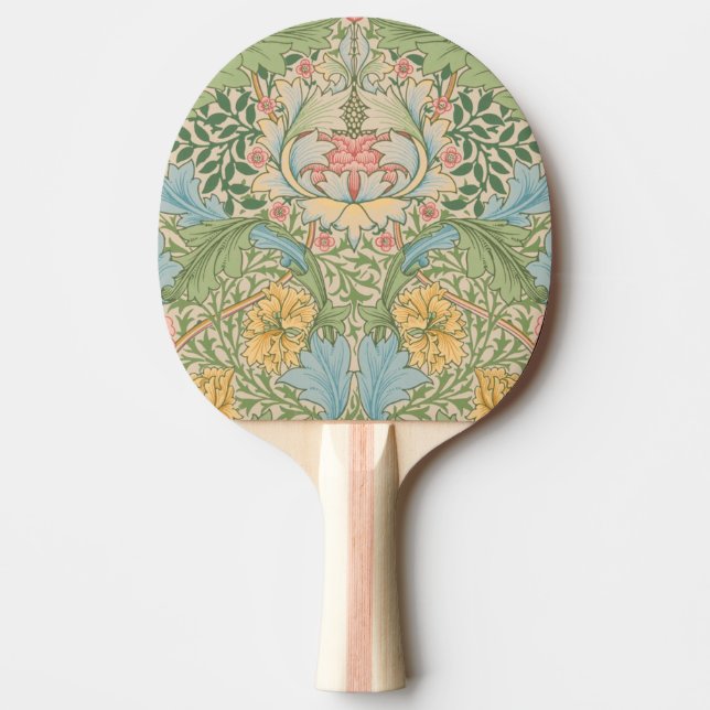 William Morris Myrtle Flower Blommigt Botanical Pingisracket (Framsidan)