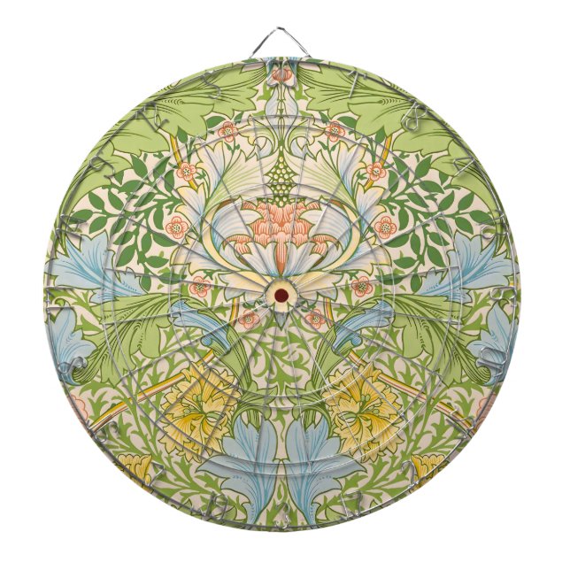 William Morris Myrtle Garden Blommig Klassiker Darttavla (Framsidan)