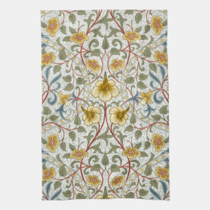 William Morris Narciss Blommönster Kökshandduk