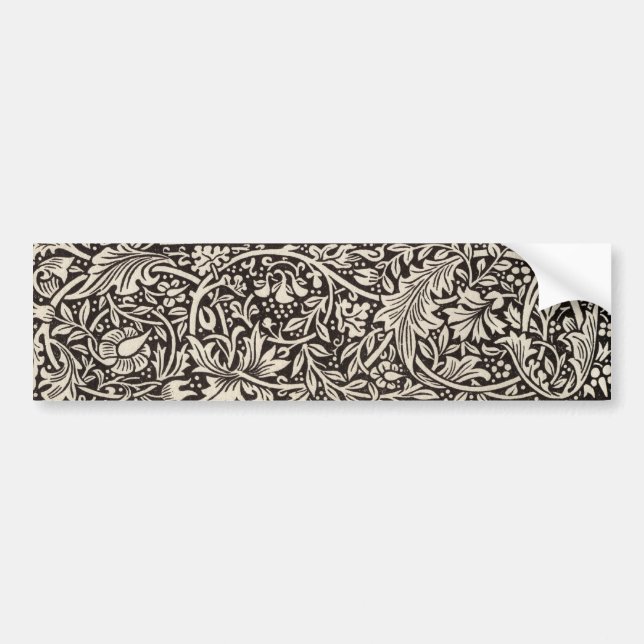 William Morris Narciss Tapetmönster Bildekal (Framsidan)