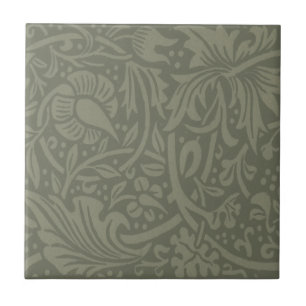 William Morris Narciss Tapetmönster Kakelplatta