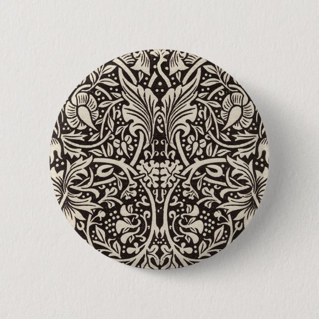 William Morris Narciss Tapetmönster Knapp (Framsida)