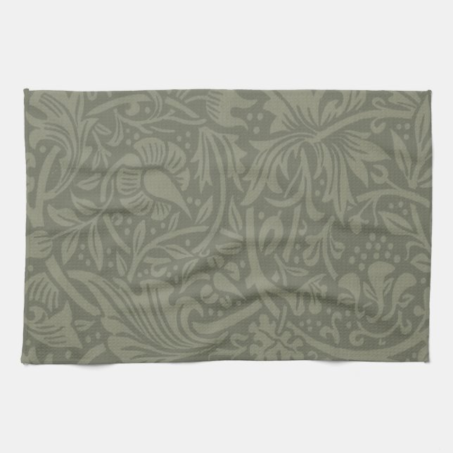William Morris Narciss Tapetmönster Kökshandduk (Horisontell)