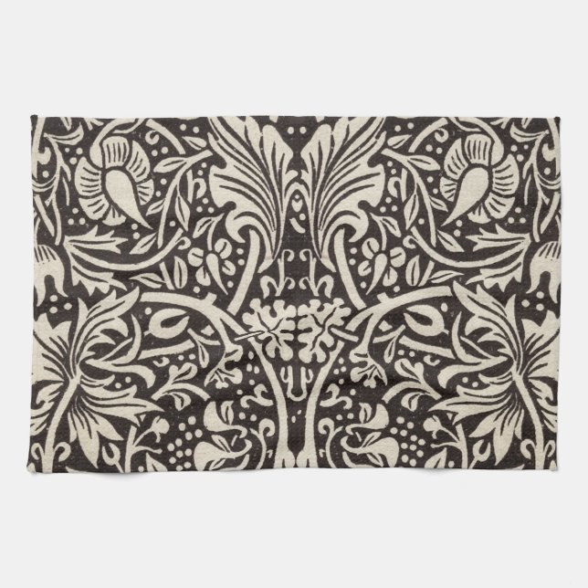 William Morris Narciss Tapetmönster Kökshandduk (Horisontell)