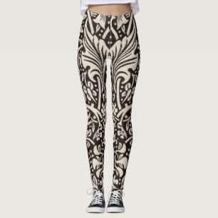 William Morris Narciss Tapetmönster Leggings