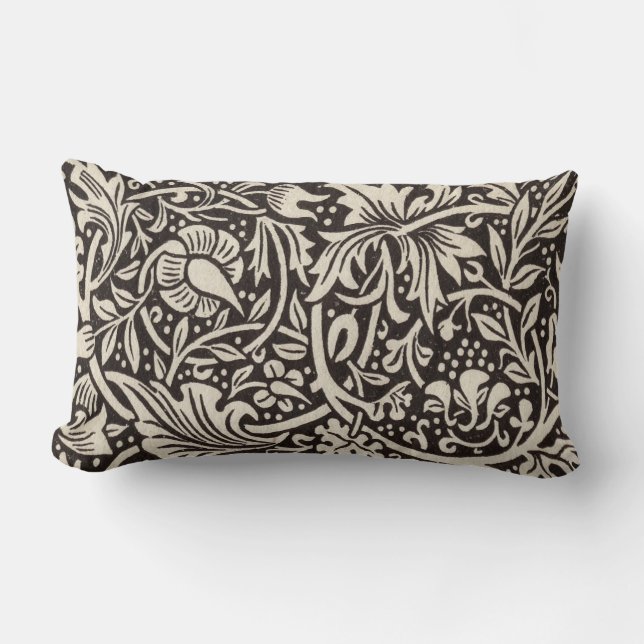 William Morris Narciss Tapetmönster Lumbarkudde (Framsida)