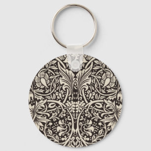William Morris Narciss Tapetmönster Nyckelring
