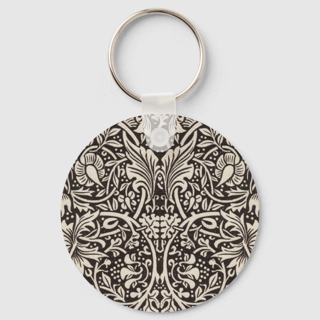 William Morris Narciss Tapetmönster Nyckelring (Framsida)