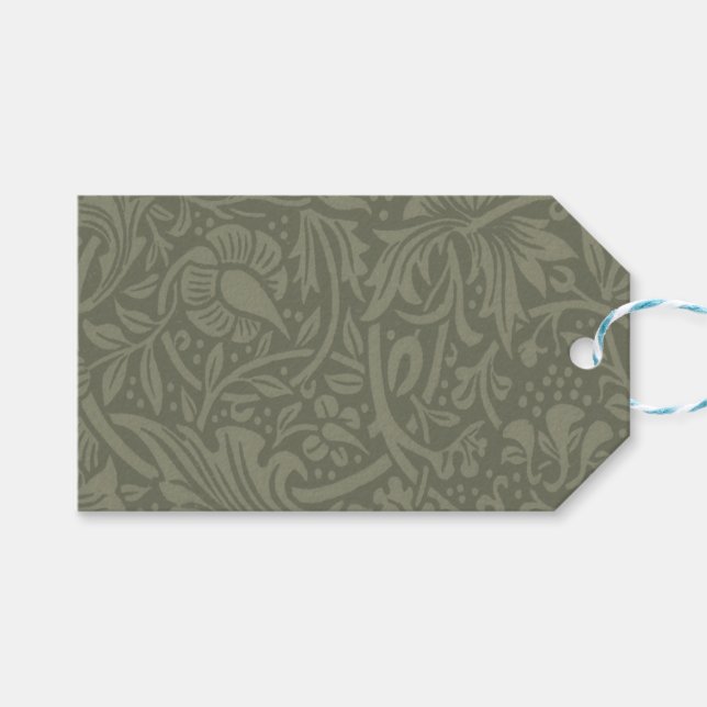 William Morris Narciss Tapetmönster Presentetikett (Framsidan (Horisontell))