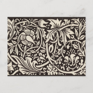 William Morris Narciss Tapetmönster Vykort