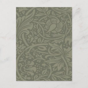 William Morris Narciss Tapetmönster Vykort