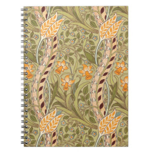 William Morris Narcissus Trädgård Blomma Klassisk Anteckningsbok