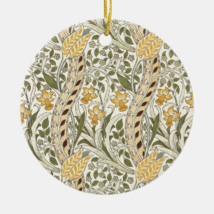 William Morris Narcissus Trädgård Blomma Klassisk Julgransprydnad Keramik