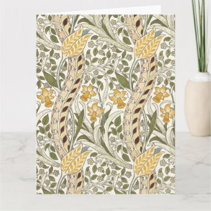 William Morris Narcissus Trädgård Blomma Klassisk Kort