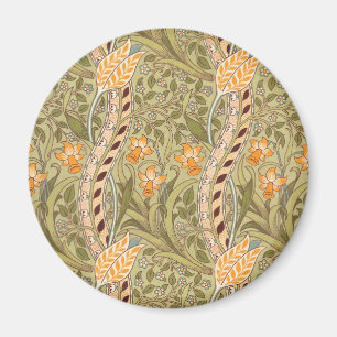 William Morris Narcissus Trädgård Blomma Klassisk Magnet