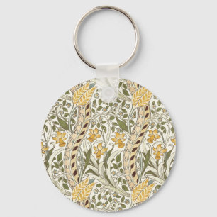William Morris Narcissus Trädgård Blomma Klassisk  Nyckelring