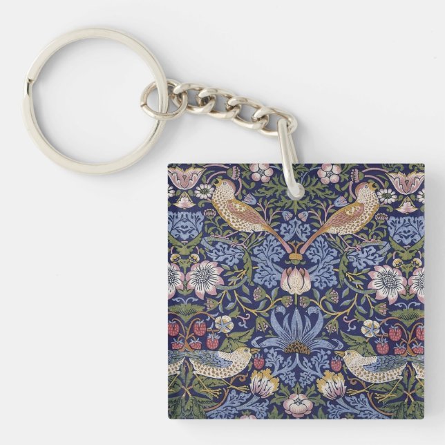William Morris - Nyckelring av jordgubbstård (Framsidan)
