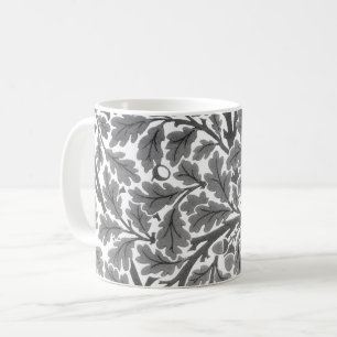 William Morris Oak Löv, Grått/Grått och White Kaffemugg