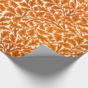 William Morris Oak Löv, Rust Orange & Cream Wr Presentpapper