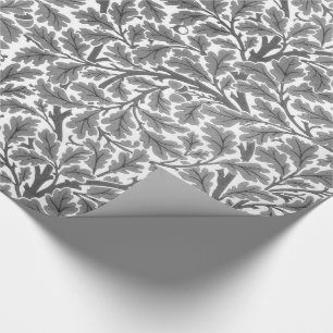 William Morris Oak Löv, Silver Grått och White Presentpapper