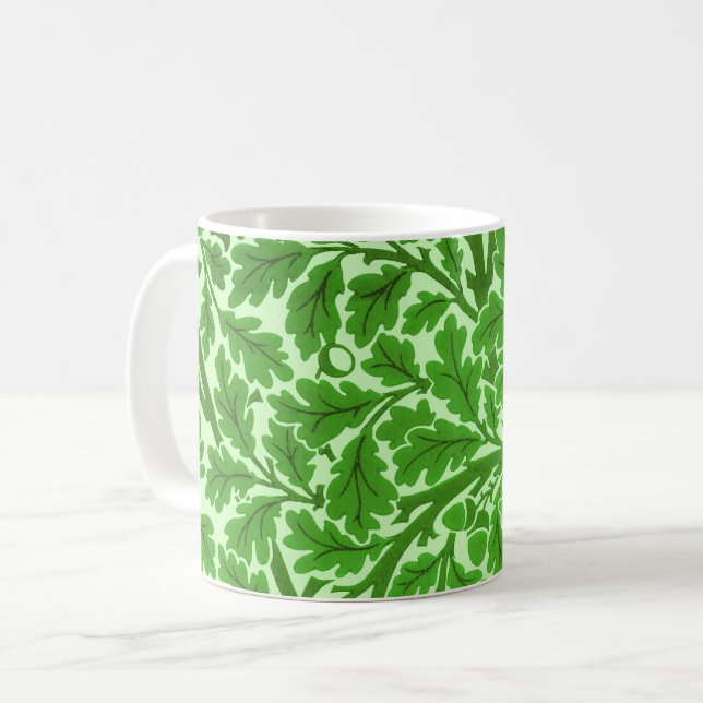 William Morris Oak Lövs, Emerald Grönt Kaffemugg (Framsida vänster)