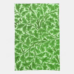 William Morris Oak Lövs, Emerald Grönt Kökshandduk