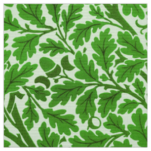 William Morris Oak Lövs, Emerald Grönt  Tyg