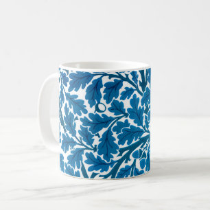 William Morris Oak Lövs, Sapphire Blue and White Kaffemugg