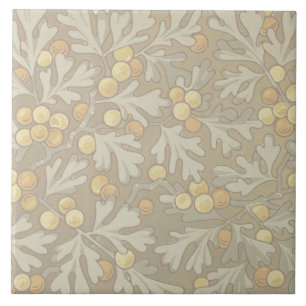 William Morris Oak och Acorn Ceramic Tile Kakelplatta