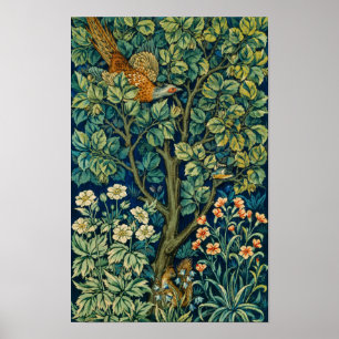 William Morris och John Henry Dearles fasan Poster
