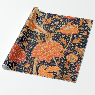 William Morris Orange Cray Presentpapper