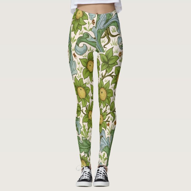 William Morris' Orchard Delight Art Leggings (Framsida)