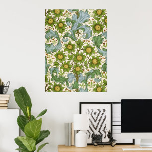 William Morris Orchard Grön Blommig Konst Poster