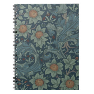 William Morris Orchard Mönster Art Anteckningsbok Med Spiral