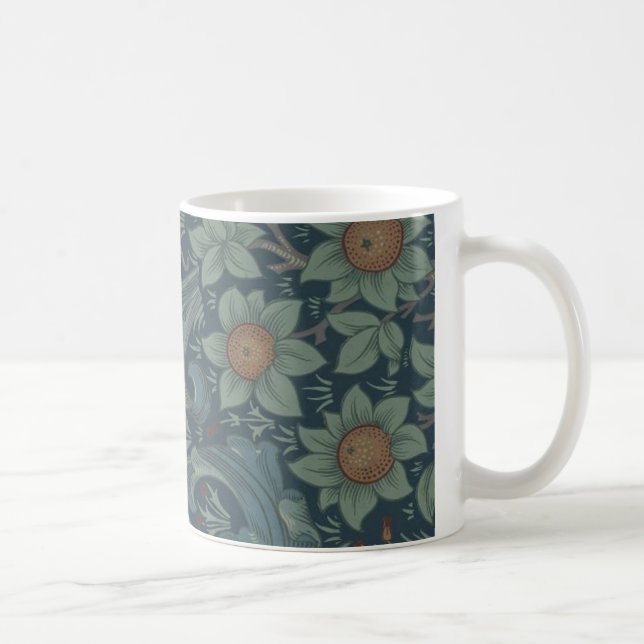 William Morris Orchard Mönster Art Kaffemugg (Höger)