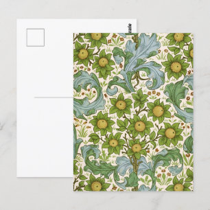 William Morris' Orchard Mönster Art nouveau Vykort