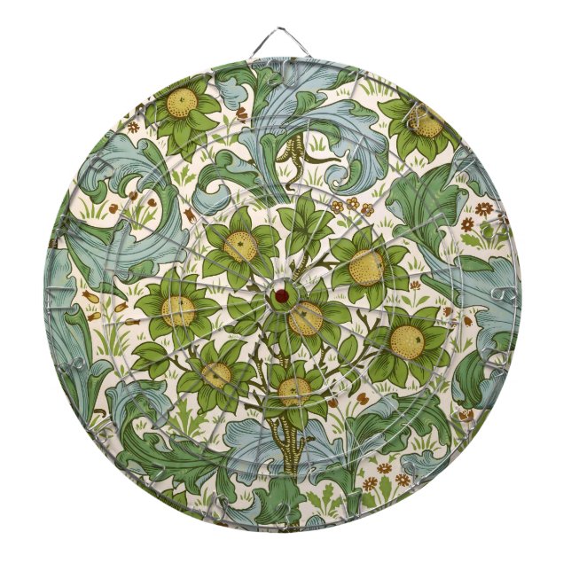 William Morris' Orchard Pattern Art Nouveau Darttavla (Framsidan)