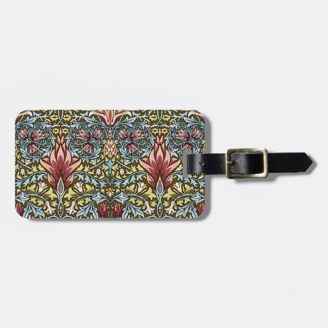 William Morris Ormhuvud Blommönster Bagagebricka (Horisontell Framsida)
