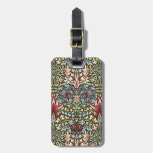 William Morris Ormhuvud Blommönster Bagagebricka