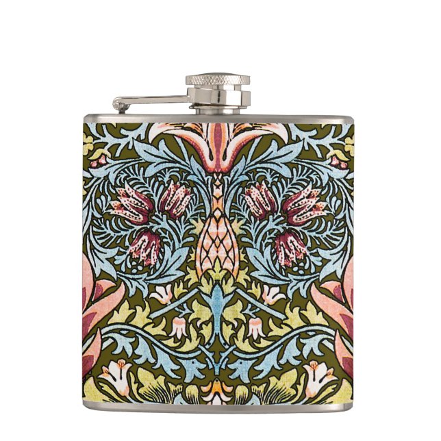 William Morris Ormhuvud Blommönster Fickplunta (Framsidan)