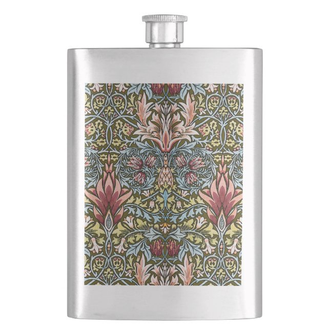 William Morris Ormhuvud Blommönster Fickplunta (Framsidan)