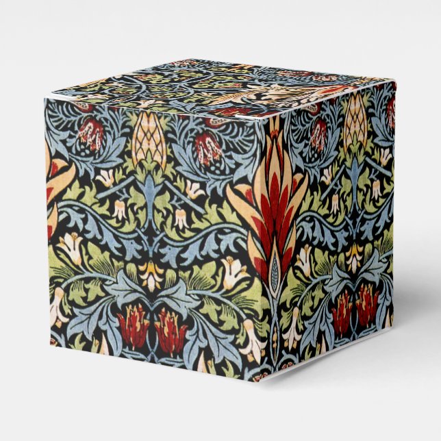 William Morris Ormhuvud Blommönster Presentaskar (Framsidan Sidan)