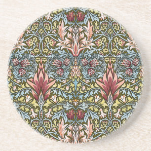 William Morris Ormhuvud Blommönster Underlägg