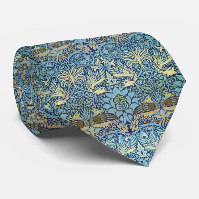 William Morris Påfågel och Drakar Slips (Rullad)