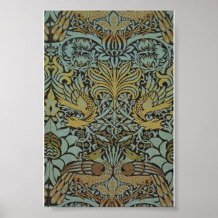 William Morris, Påfågel och Draktryck Poster