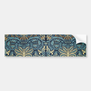 William Morris Påfågel och Drakvävt Mönster Bildekal