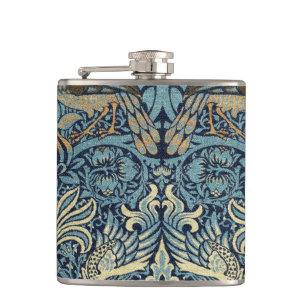 William Morris Påfågel och Drakvävt Mönster Fickplunta